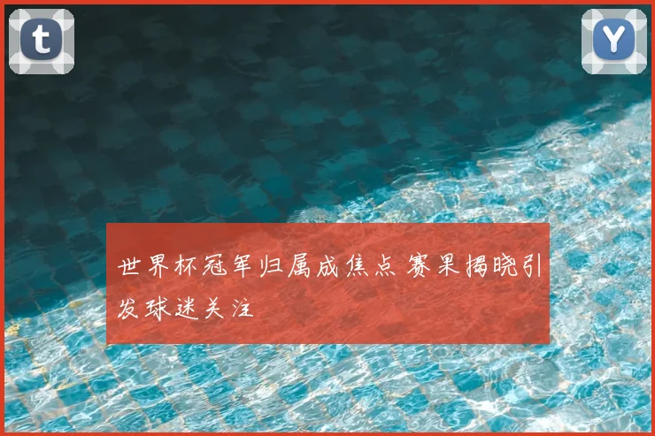 世界杯冠军归属成焦点 赛果揭晓引发球迷关注